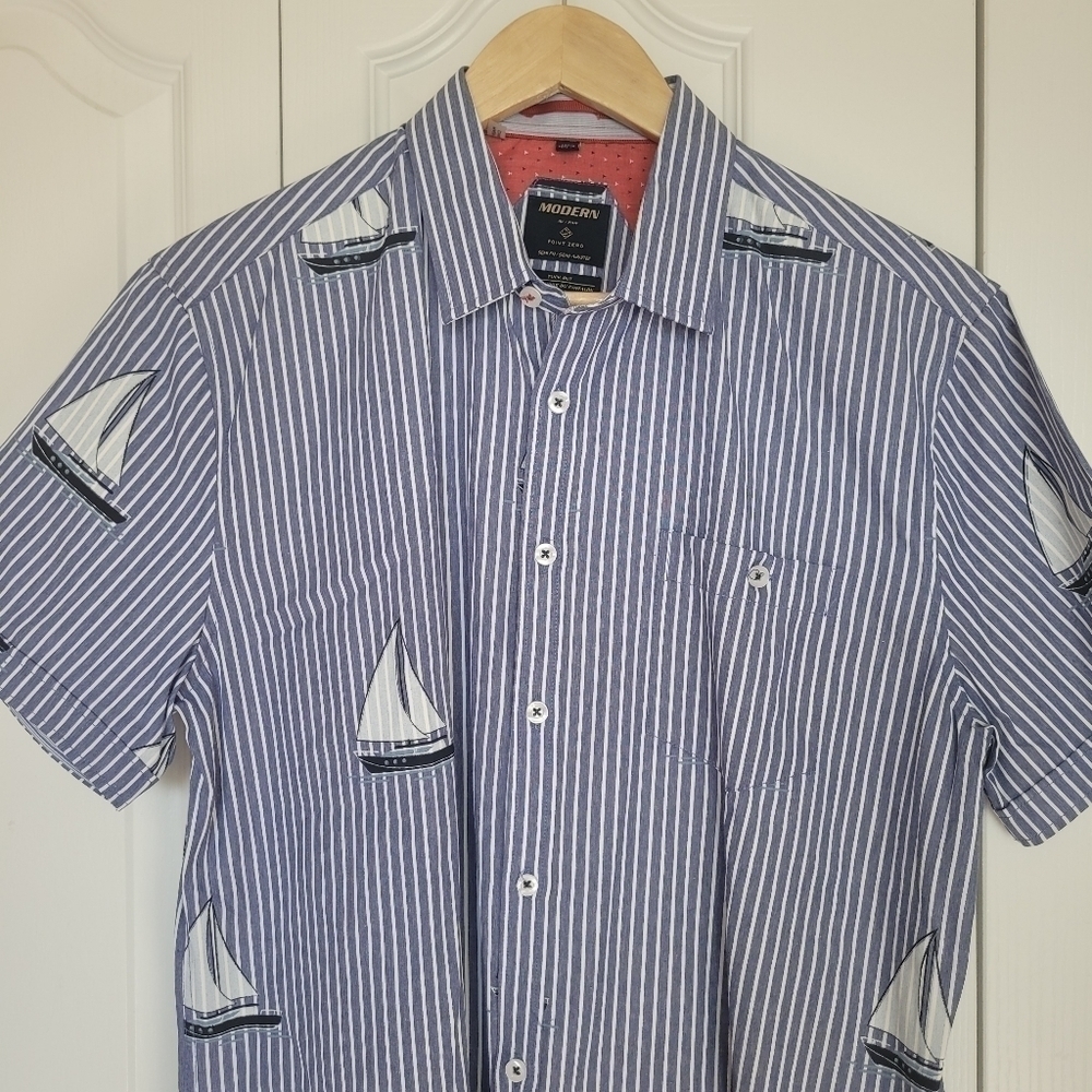 Point Zero Button Down Shirt